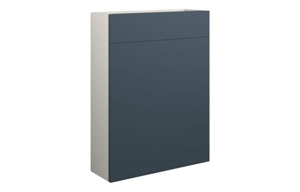 Clarence 600mm Slim WC Unit - Matt Arley Blue (Grey Cab)